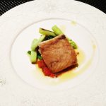 『 鰆のセモリナ粉ソテー　梅と大葉のケッカソース 』です。