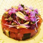 『 鯵の昆布締め　タルタル仕立て 』です。