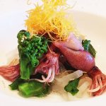 『 ホタルイカと菜の花の冷製パスタ仕立て 』です。
