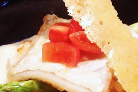 『 太刀魚の低温ロースト ソースモルネーで 』です。